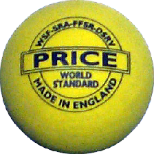  yellow squash ball,  double dot 