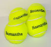  tennis balls,  personalised tennis balls for presents,gifts