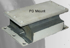  Anti-vibration rubber shock mount for MOD naval equipment 