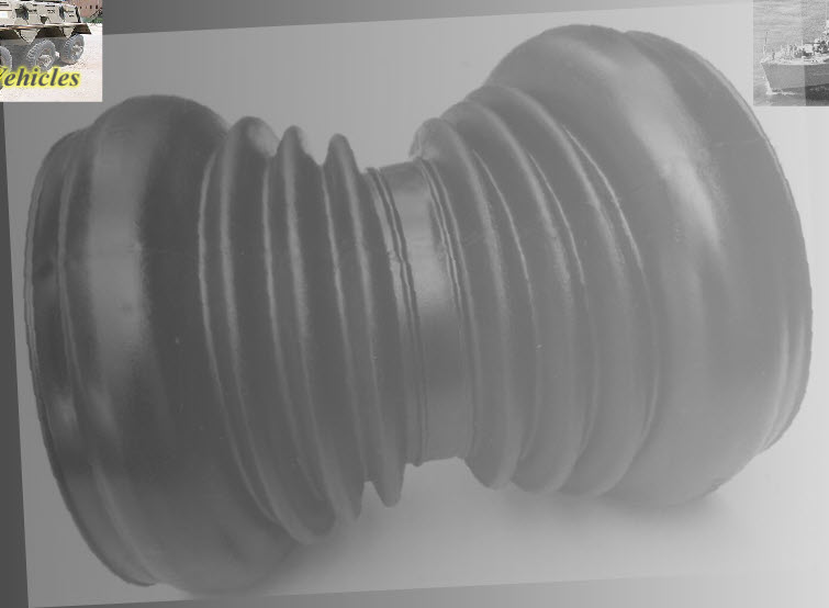 450mm rubber drive cover for aemoured vehicle-UK manufactured