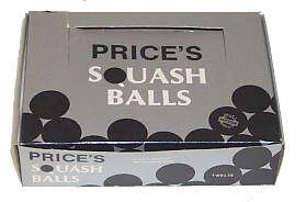 SQUASH BALLS, by Price of Bath