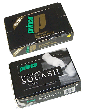 PRINCE EXTENDER squash balls,made by J Price in City of Bath