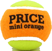 Orange mini tennis ball