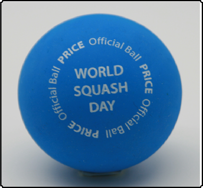 WORLD SQUASH, ball made by PRICE OF BATH
