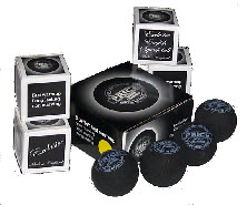 Quality English squash balls, made in Britain 4 ball pack