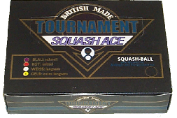 Karstadt, squash balls,made by J Price