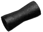 boat trailer rubber V roller JP3VL UK Made by J PRICE