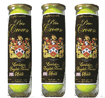 Tennis balls made in England