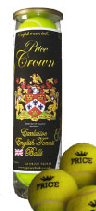 Tennis balls, MADE BY PRICE OF BATH