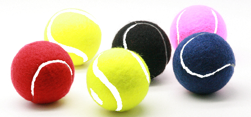 GLOW IN THE DARK TENNIS BALLS