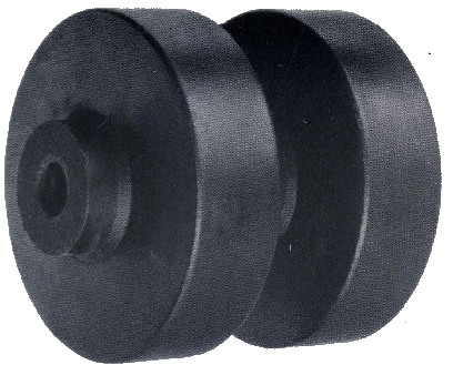 Rubber double roller for boat trailerJP21 for stronger control.UK made