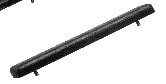 Rubber side buffer 12" for boat trailer DMP17