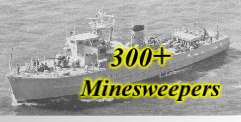 300+ mine sweepers with Price rubber mounts