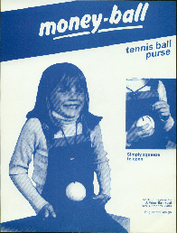  purse-tennis ball,made by J Price