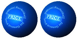 BLUE RACKET BALLl, made by Price of bath,Official ball makers