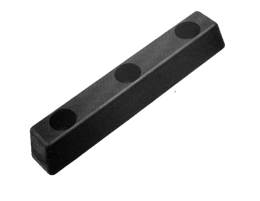 Rubber12" block for boat trailer dmp12