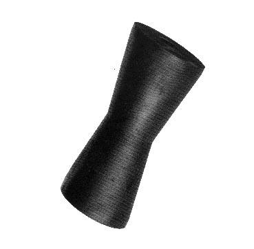  V  shape Rubber boat trailer  Roller 8"