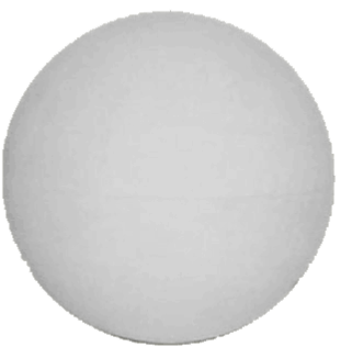  ball- rubber--5 inch dia- made by Price of Bath-in BATH