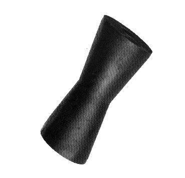  V  shape Rubber boat trailer  Roller 8"