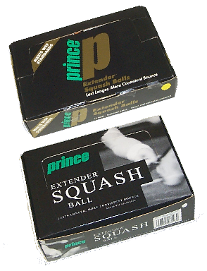 PRINCE EXTENDER, squash balls,made by J Price in City of Bath